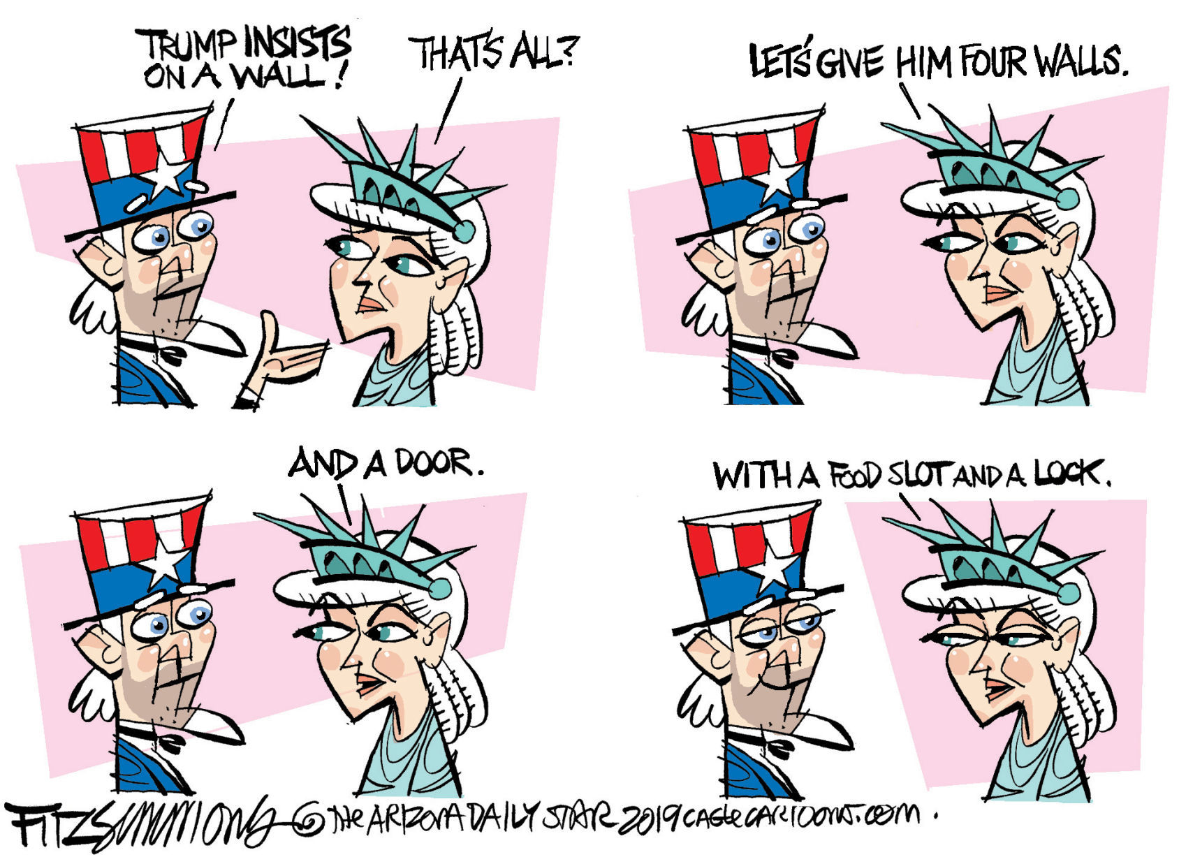 Daily Fitz Cartoon: Walls